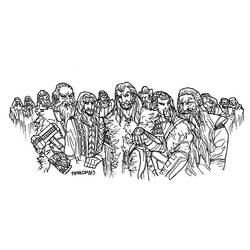 Coloring page: Hobbit (Movies) #70940 - Free Printable Coloring Pages