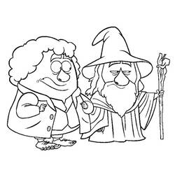 Coloring page: Hobbit (Movies) #70943 - Free Printable Coloring Pages