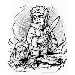 Coloring page: Hobbit (Movies) #70953 - Free Printable Coloring Pages