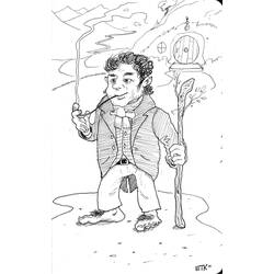Coloring page: Hobbit (Movies) #70967 - Free Printable Coloring Pages