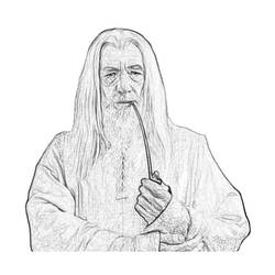 Coloring page: Hobbit (Movies) #70977 - Free Printable Coloring Pages