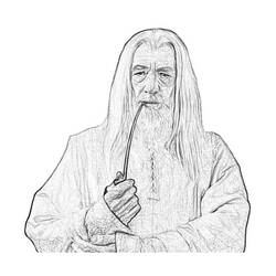 Coloring page: Hobbit (Movies) #71065 - Printable coloring pages