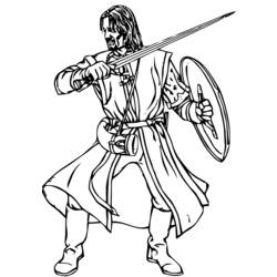 Coloring page: Lord of the Rings (Movies) #69909 - Free Printable Coloring Pages
