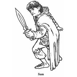 Coloring page: Lord of the Rings (Movies) #70047 - Free Printable Coloring Pages