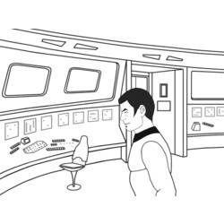 Coloring page: Star Trek (Movies) #70156 - Free Printable Coloring Pages