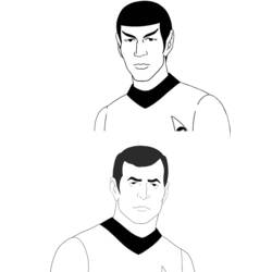 Coloring page: Star Trek (Movies) #70164 - Free Printable Coloring Pages