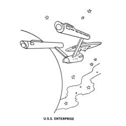 Coloring page: Star Trek (Movies) #70261 - Free Printable Coloring Pages