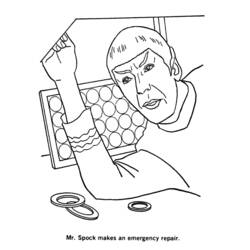 Coloring page: Star Trek (Movies) #70269 - Free Printable Coloring Pages