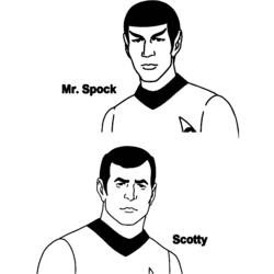 Coloring page: Star Trek (Movies) #70277 - Free Printable Coloring Pages