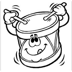 Coloring pages: Drum - Free Printable Coloring Pages