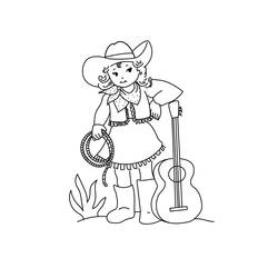 Coloring page: Guitar (Music) #173144 - Free Printable Coloring Pages