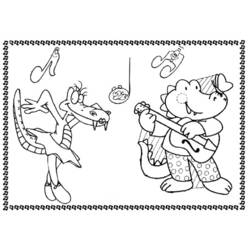 Musical instruments (Music) coloring page #167214 to print and color