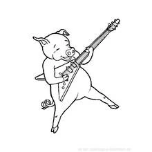 Musical instruments (Music) coloring page #167271 to print and color