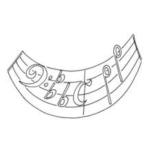 Musical instruments (Music) coloring page #167326 to print and color