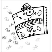 Musical instruments (Music) coloring page #167344 to print and color