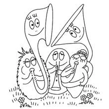 Musical instruments (Music) coloring page #167382 to print and color
