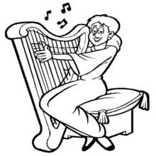 Musical instruments (Music) coloring page #167423 to print and color