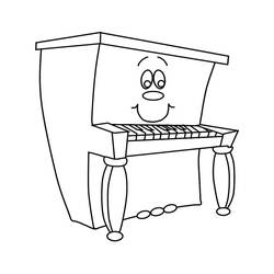 Coloring page: Piano (Music) #173511 - Free Printable Coloring Pages