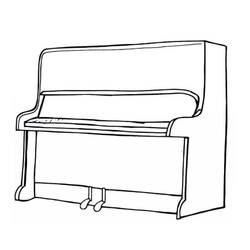 Coloring page: Piano (Music) #173524 - Free Printable Coloring Pages