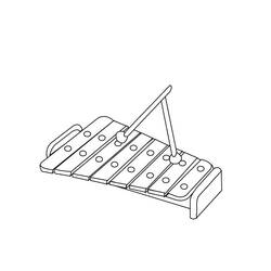 Coloring pages: Xylophone - Free Printable Coloring Pages