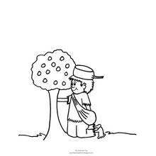 Apple tree (Nature and Seasons) coloring page #163571 to print and color