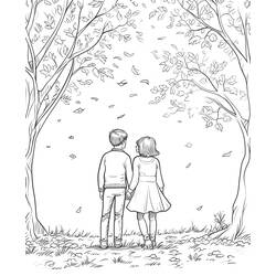 Autumn Season (Nature and Seasons) coloring page #218732 to print and color
