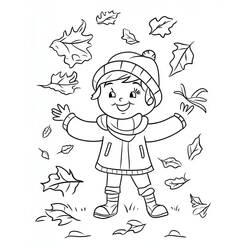 Autumn Season (Nature and Seasons) coloring page #218735 to print and color