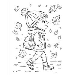 Autumn Season (Nature and Seasons) coloring page #218738 to print and color