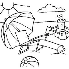 Beach (Nature and Seasons) coloring page #159049 to print and color