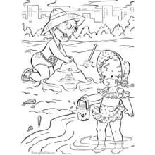 Beach (Nature and Seasons) coloring page #159053 to print and color