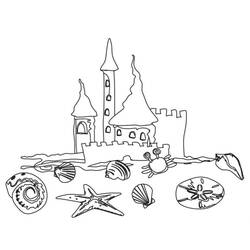 Beach (Nature and Seasons) coloring page #191885 to print and color