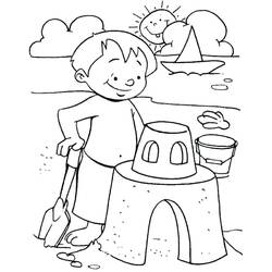 Beach (Nature and Seasons) coloring page #191893 to print and color
