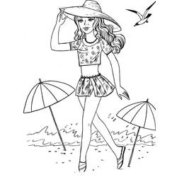 Beach (Nature and Seasons) coloring page #191894 to print and color