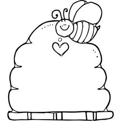 Beehive (Nature and Seasons) coloring page #221631 to print and color