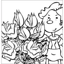 Bouquet of flowers (Nature and Seasons) coloring page #160769 to print and color