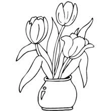 Bouquet of flowers (Nature and Seasons) coloring page #160837 to print and color
