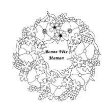 Bouquet of flowers (Nature and Seasons) coloring page #160858 to print and color