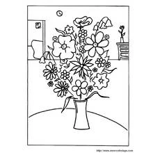Bouquet of flowers (Nature and Seasons) coloring page #160892 to print and color