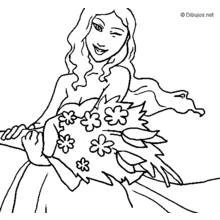 Bouquet of flowers (Nature and Seasons) coloring page #160893 to print and color