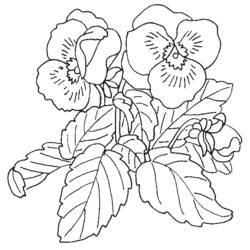 Bouquet of flowers (Nature and Seasons) coloring page #160960 to print and color