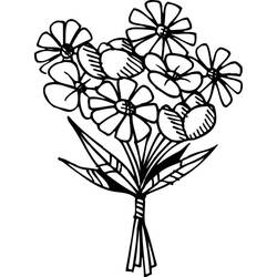 Bouquet of flowers (Nature and Seasons) coloring page #195622 to print and color