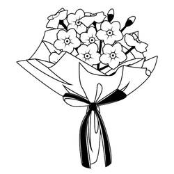 Bouquet of flowers (Nature and Seasons) coloring page #195625 to print and color
