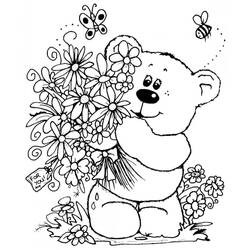 Bouquet of flowers (Nature and Seasons) coloring page #195627 to print and color