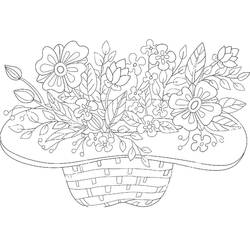 Bouquet of flowers (Nature and Seasons) coloring page #195631 to print and color