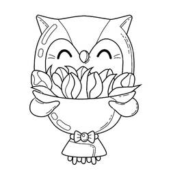 Bouquet of flowers (Nature and Seasons) coloring page #195633 to print and color
