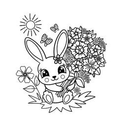 Bouquet of flowers (Nature and Seasons) coloring page #195637 to print and color