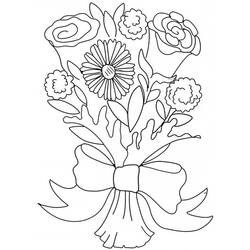 Bouquet of flowers (Nature and Seasons) coloring page #195645 to print and color