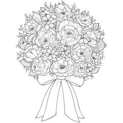 Bouquet of flowers (Nature and Seasons) coloring page #195654 to print and color