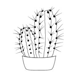 Coloring page: Cactus (Nature and Seasons) #170853 - Free Printable Coloring Pages