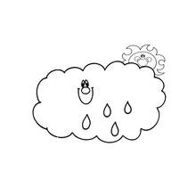 Cloud (Nature and Seasons) coloring page #157319 to print and color